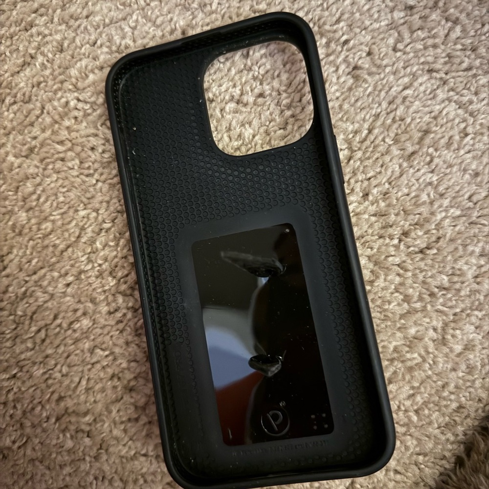 Loopy iPhone 14 Pro Max Case - Black Bows - Picture 2 of 2